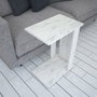 Hanah Home Mesa Auxiliar Pasific C Blanco y Negro 30x43x61cm Tablero Melamina 18mm